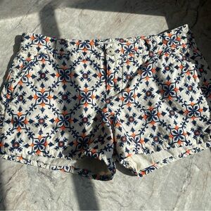 Lucky Brand Cream Patterned shorts